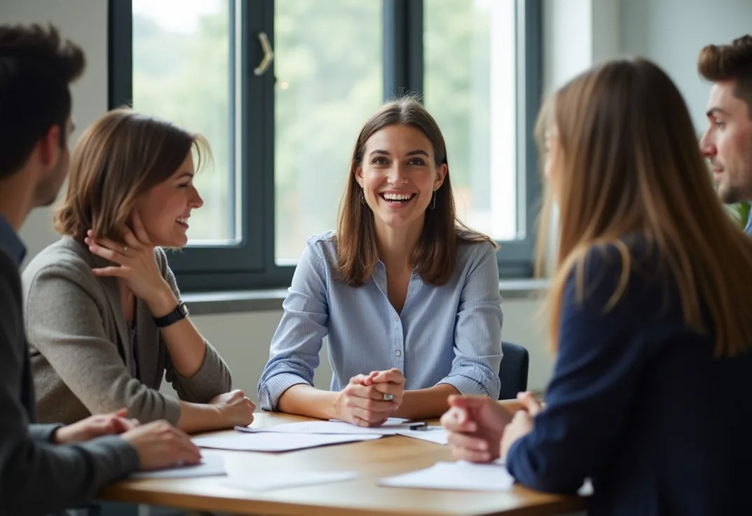 Professional language course meeting